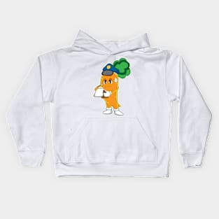 Carrot Traffic warden Parking ticket Kids Hoodie